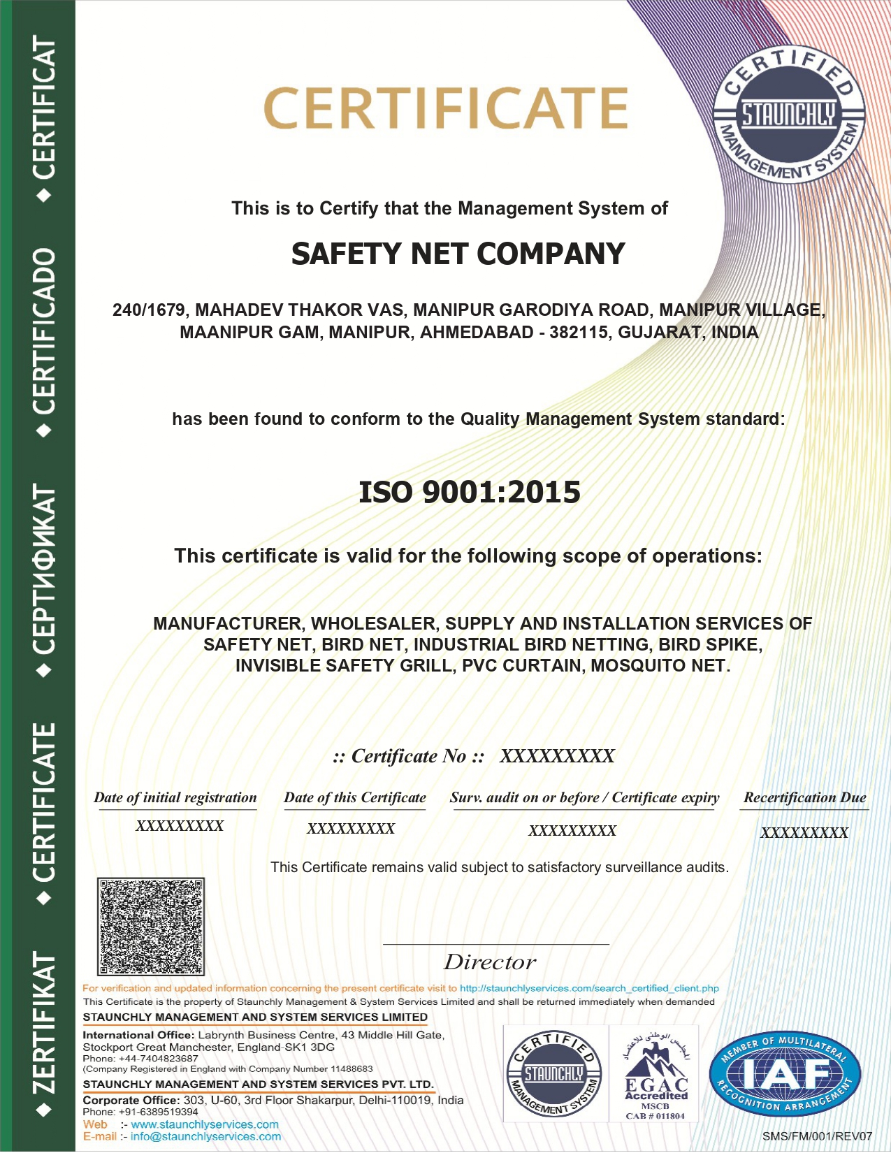 Certificate 1